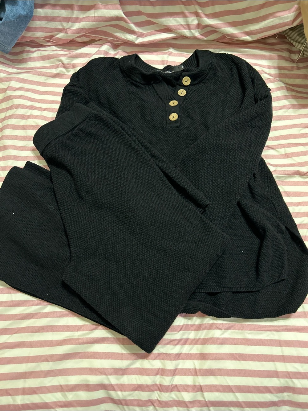 Black Sweater Set